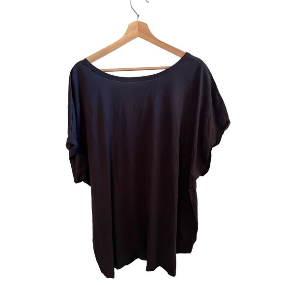 Coca-Cola Enjoy Graphic Tee Black Women's Size 4X Short Sleeve Gray Soda Tee - Picture 4 of 5